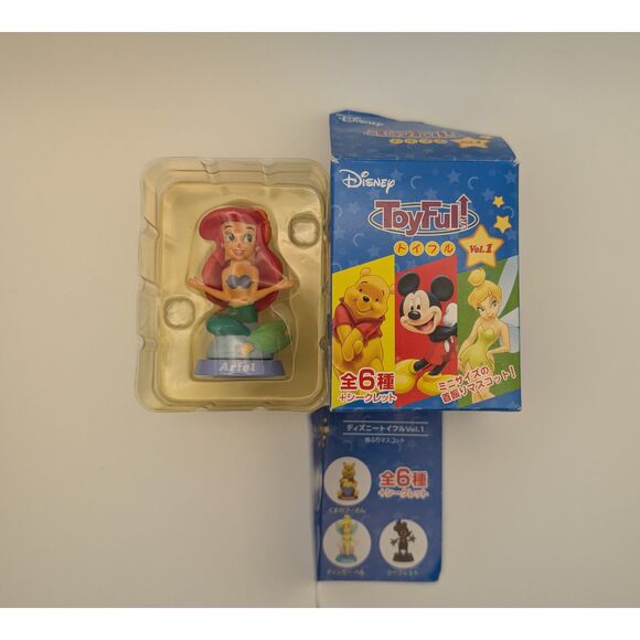 Disney ToyFul Vol.1 Ariel Mini Bobble Head Figure Japan Exclusive – Rare! - Picture 1 of 2